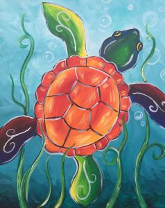 Paint Party! Turtle Painting