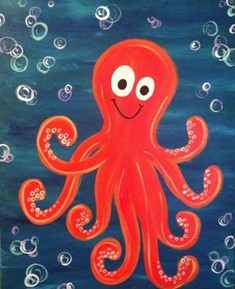 Paint Party! Octopus-NEW DATE!