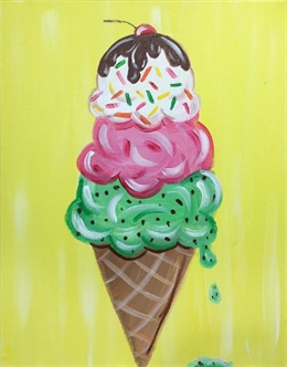 Paint Party! Ice Cream Cone